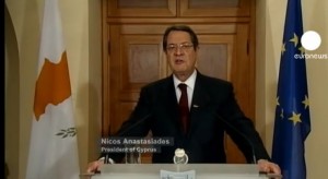 Nikos Anastasiades sagt: „Die EU hat uns gezwungen” (Screenshot via Youtube).